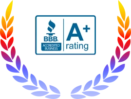 We are A+ rated by the BBB
