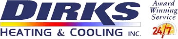 Dirk's Heating & Cooling Logo - Dirk's Heating and Cooling Inc, Barron & Amery, WI